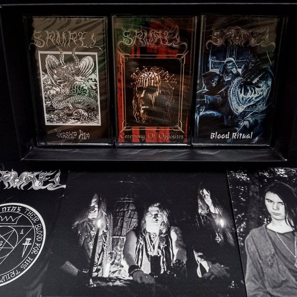 Samael ‎"Worship Him / Blood Ritual / Ceremony Of Opposites" Box Set 3 Cassettes Extended version!!