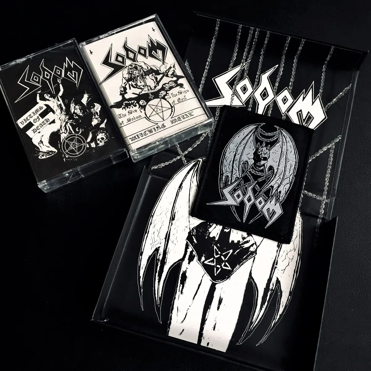 Sodom ‎Demonized 2 Cassettes Box Set!!