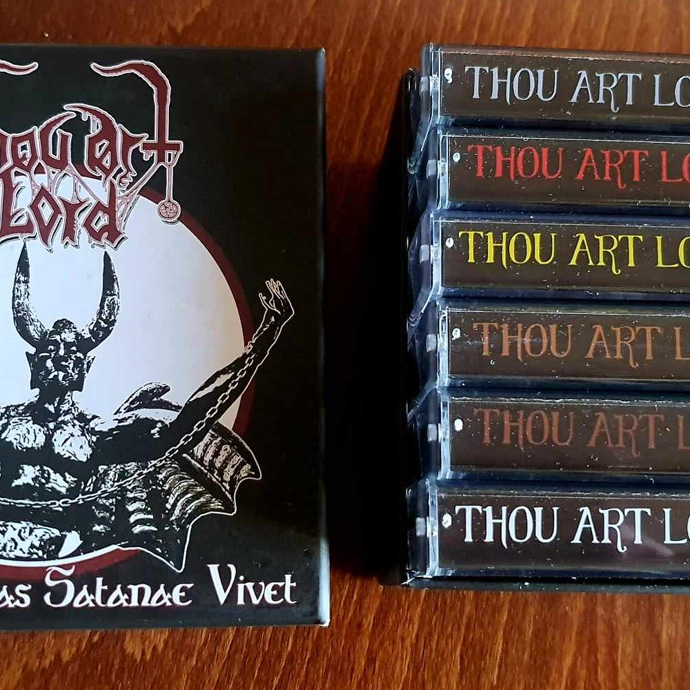 Thou Art Lord ‎"Nunc Protestas Satanae Vivet" Deluxe box Set 6 Cassettes regular edition!!