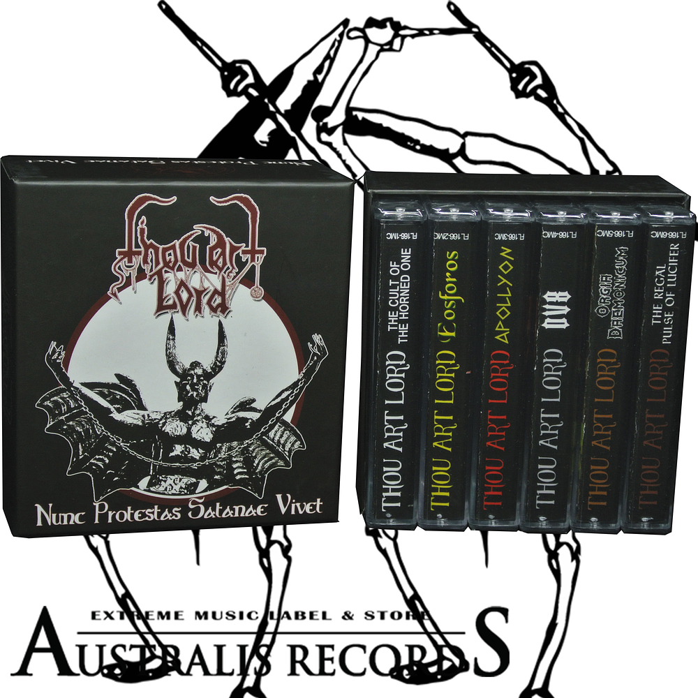 Thou Art Lord ‎"Nunc Protestas Satanae Vivet" Deluxe box Set 6 Cassettes regular edition!!