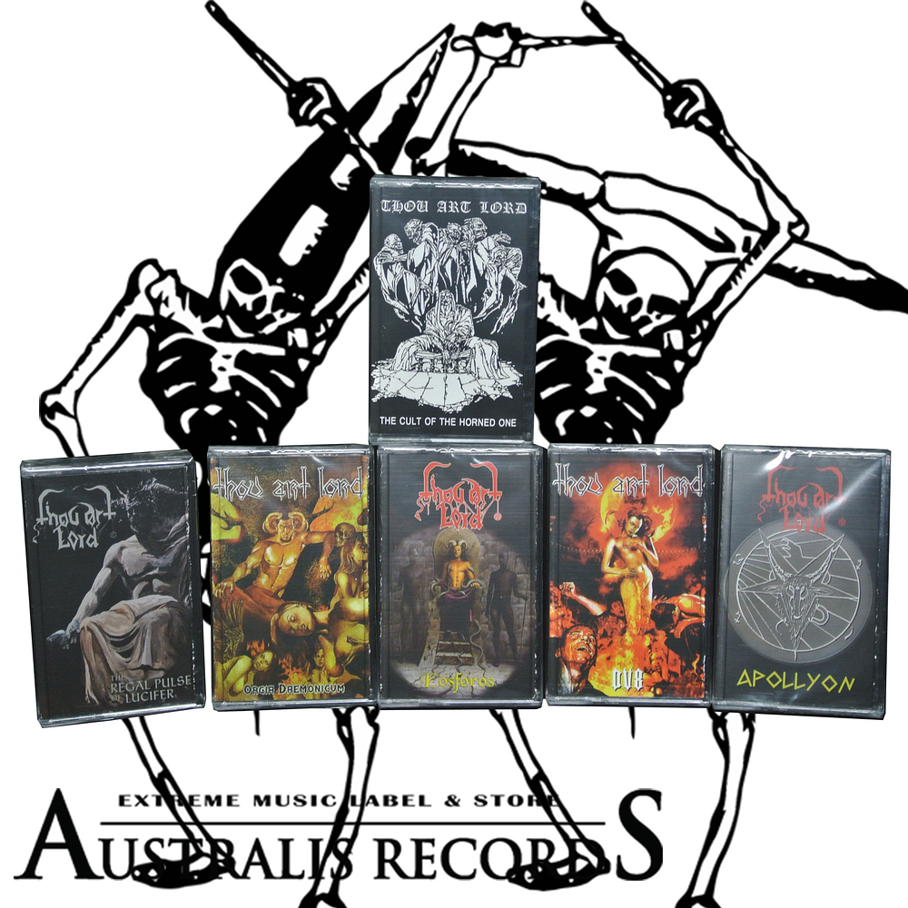 Thou Art Lord ‎"Nunc Protestas Satanae Vivet" Deluxe box Set 6 Cassettes regular edition!!