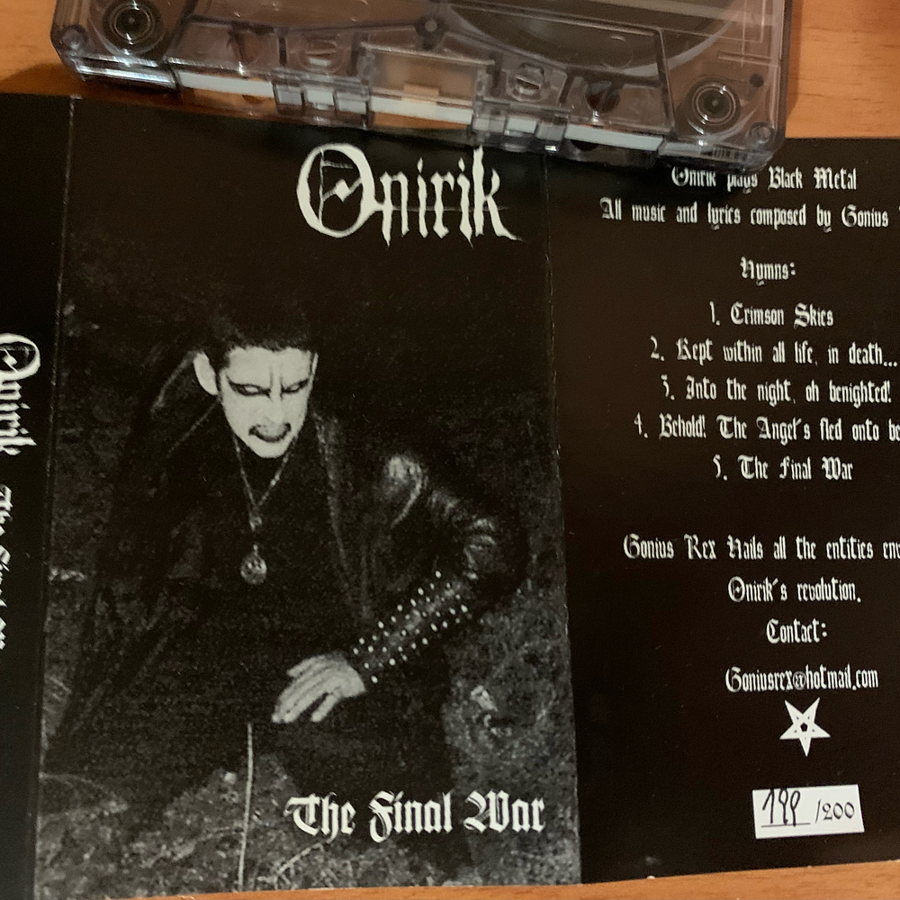 Onirik "The Final War" Cassette