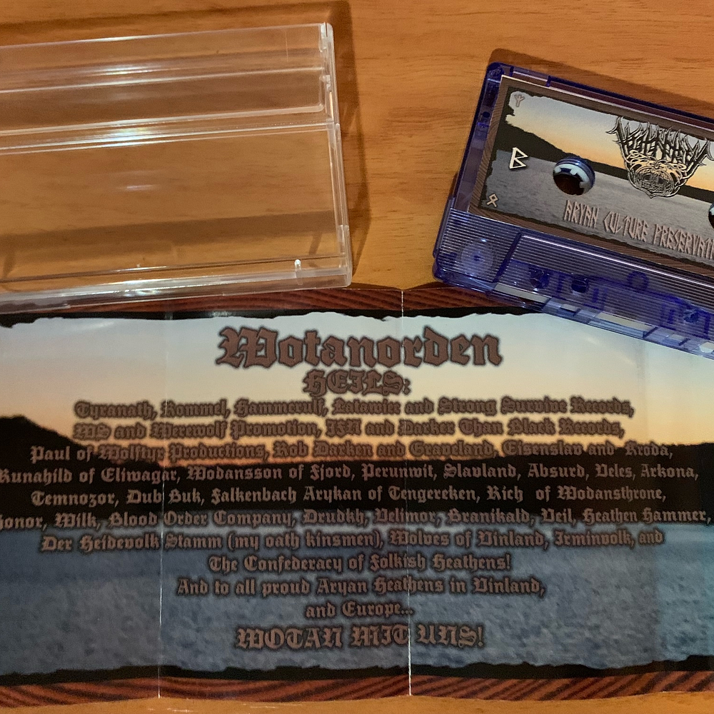 Wotanorden ‎"Aryan Culture Preservation" Cassette