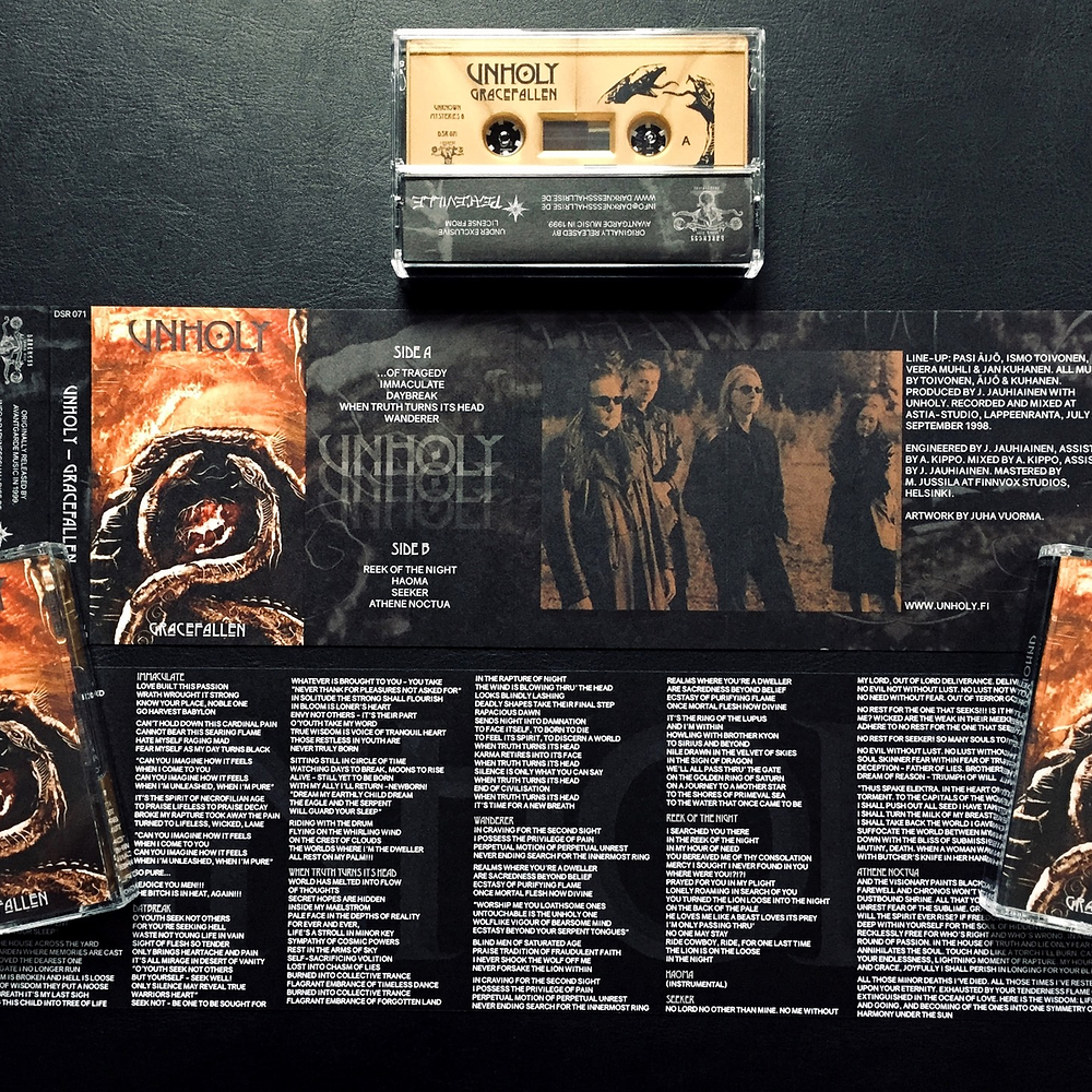 Unholy ‎"Towards Unknown Mysteries" Deluxe box Set 8 Cassettes!!