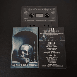 Wampyrinacht / Devathorn / Αχέροντας / Blood Moon / Haxandraok / Shibalba ".​.​.​Of Devil's Art & Magick​.​.​." Split Cassette Cardboard!!