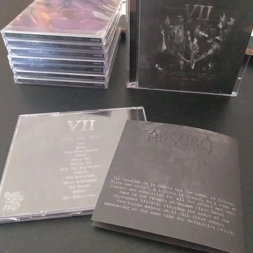 VII Batallón De La Muerte "Acta Non Verba" CD Absurd Tribute!!