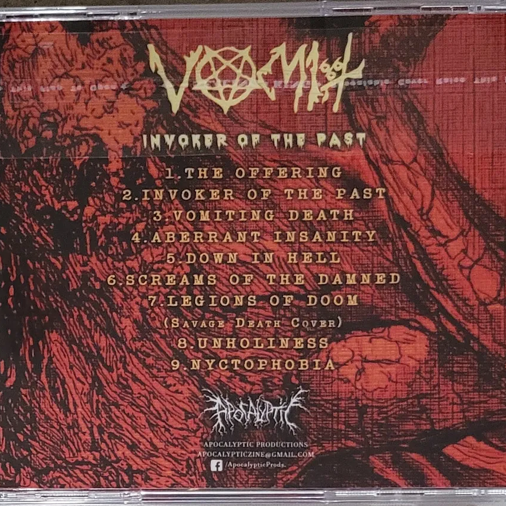 Vomit "Invoker Of The Past" CD Reissue with new artwork!!