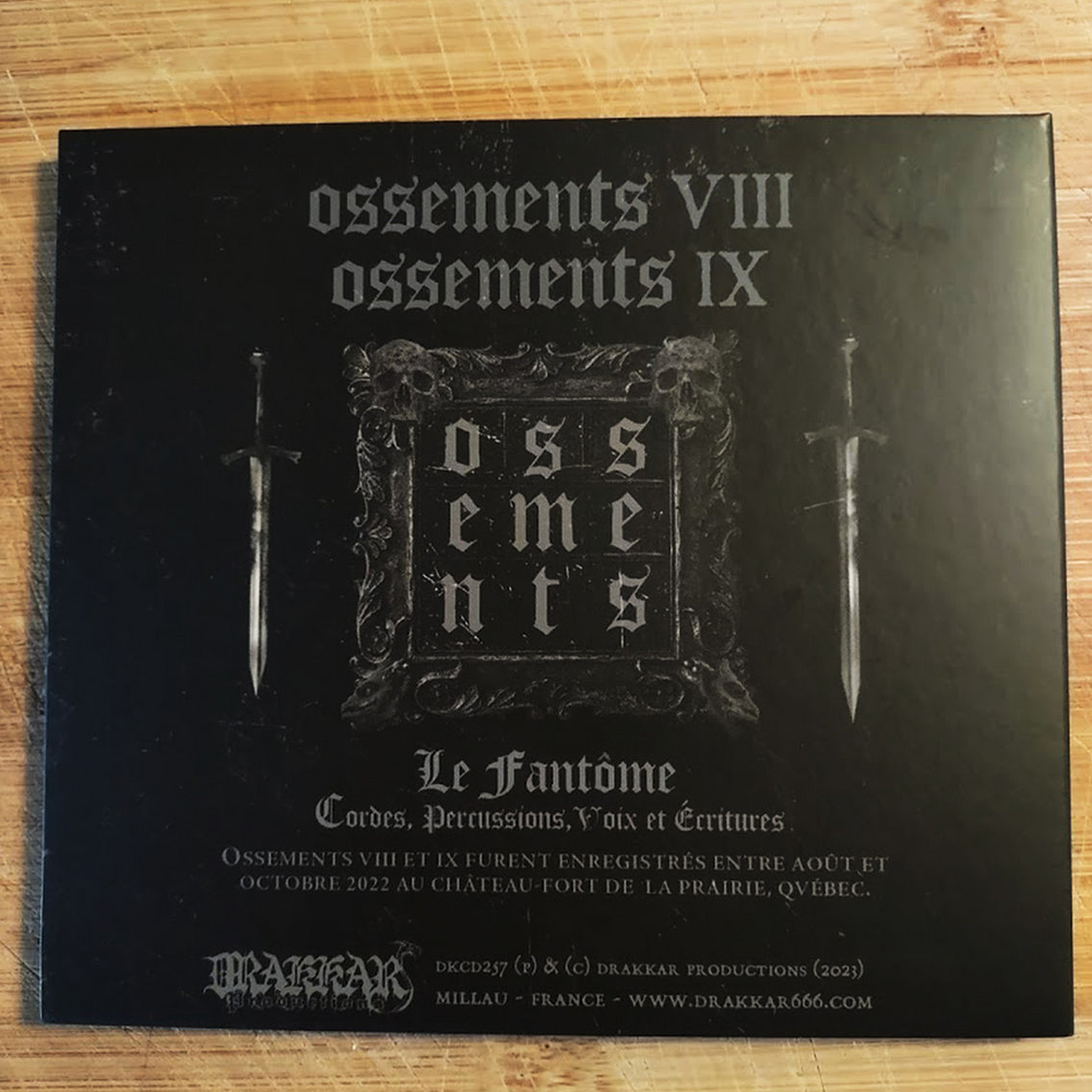 Ossements "IV" CD Digipack