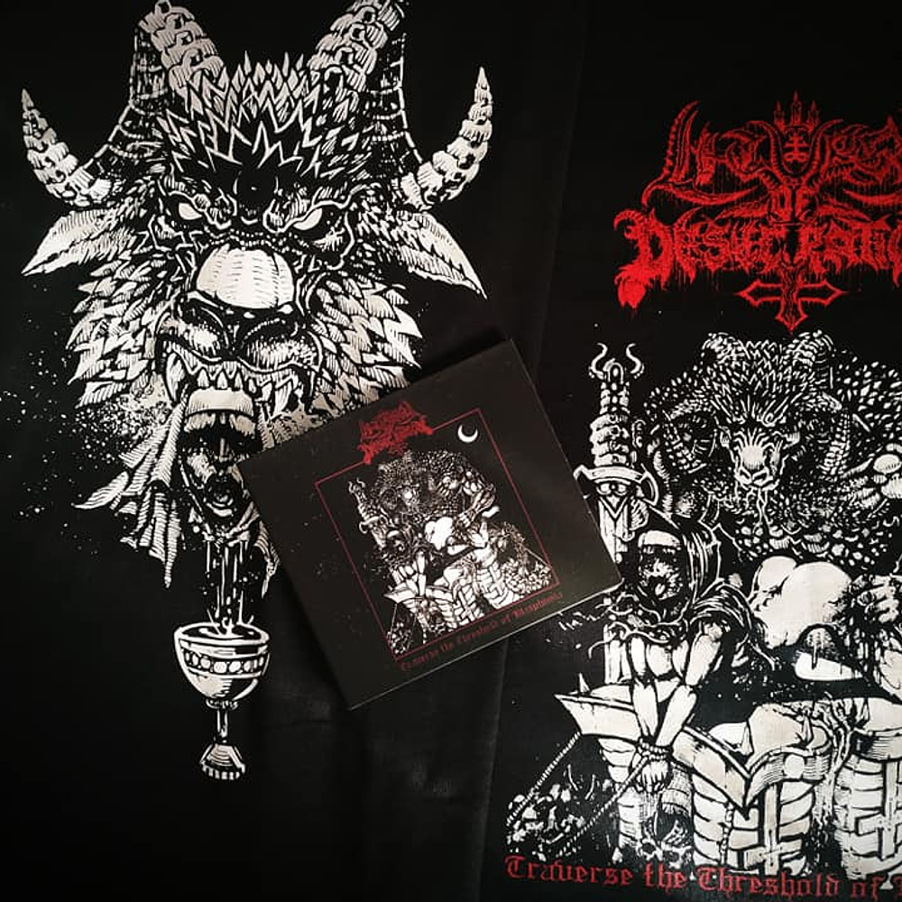 Liturgy of Desecration "Traverese the Threshold of Blasphemia" CD Digipack