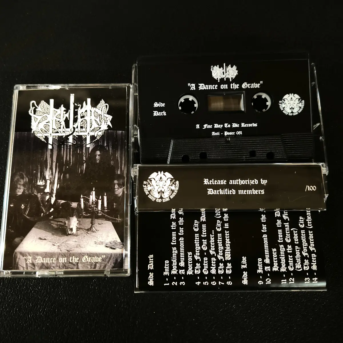Pre-Order Darkified A Dance On The Grave Cassette ANTI-POS