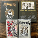 Septicemia "Years Of The Unlight" deluxe 2 cassettes box set with woven patch!!