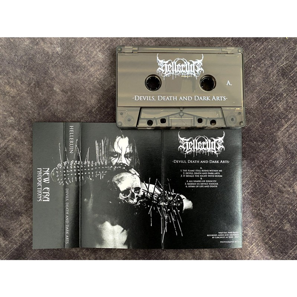 Helleruin "Devils, Death and Dark Arts" Cassette