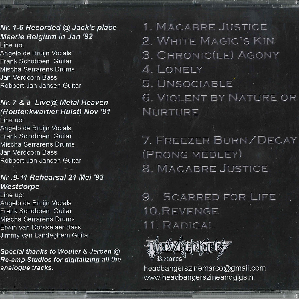 Mordancy "The Anthology 1989-1993" CD