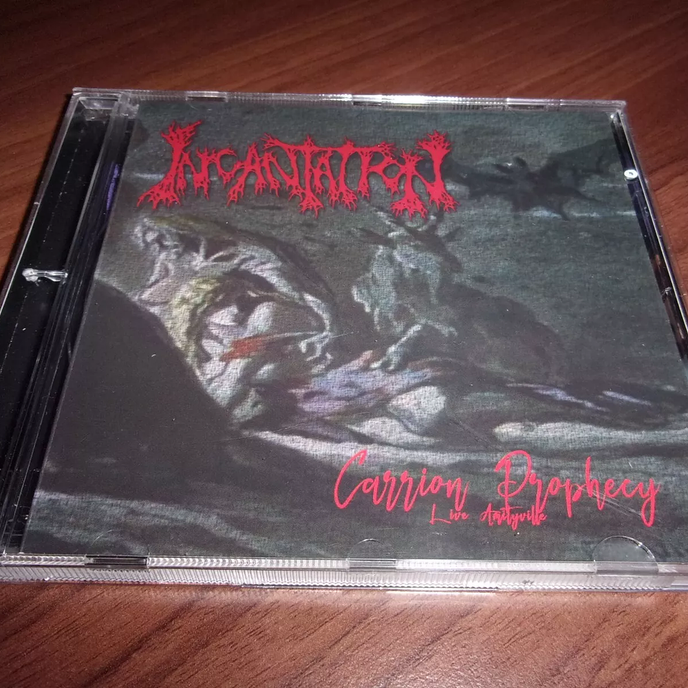 Incantation "Carrion Prophecy - Live Amityville" CD rare Bootleg!!