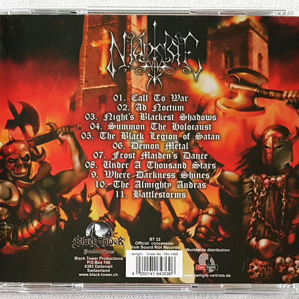 Nightside "The End Of Christianity" CD Black Tower version!!