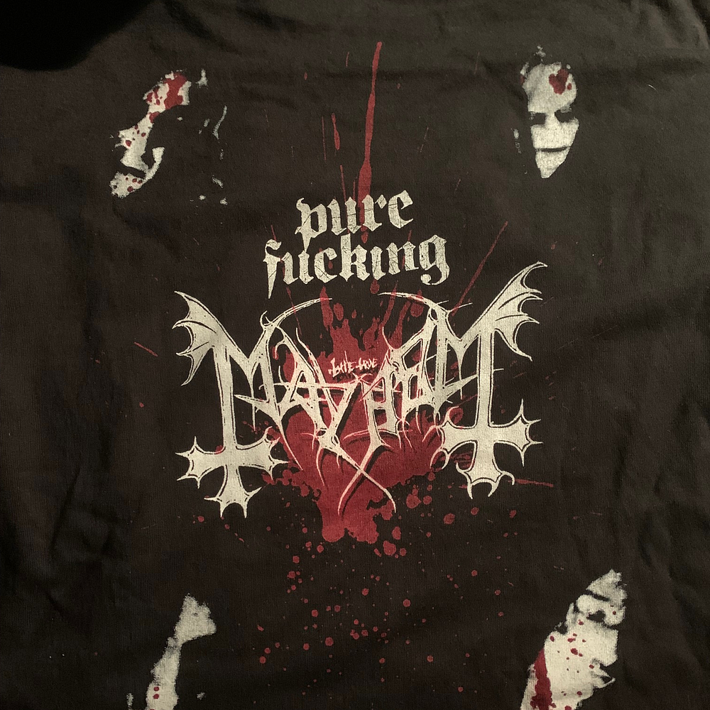 Mayhem "Pure Fucking Mayhem" Official Shirt size M