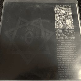 Thralldom "The Seven Heads Of The Lion-Serpent" Yellow vinyl 7"EP