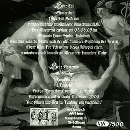 Nachtmahr / Elisabetha "Eine Dunkle Symbiose Aus Tod & Ewiger Finsternis" Split vinyl 7"EP