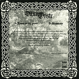 Officium Triste "Roses On My Grave" vinyl 7"EP Displeased Records!!