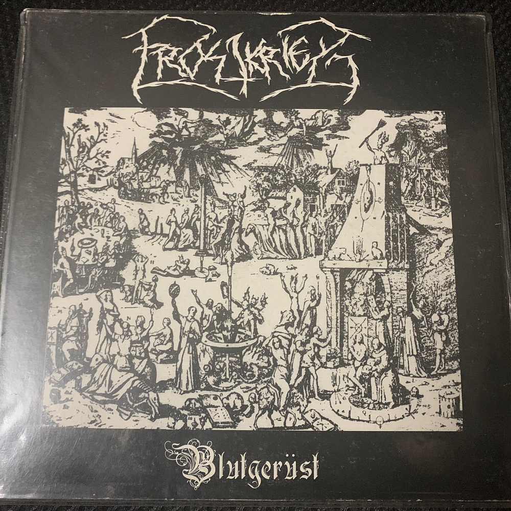 Frostkrieg / Magog "Blutgerüst / Wolfsauge" vinyl 7"EP 