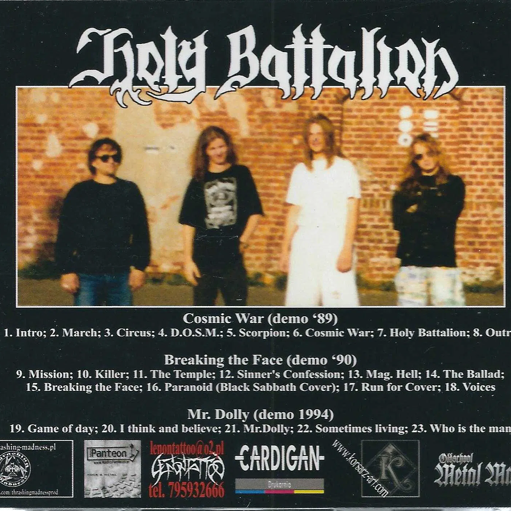 Holy Battalion "Cosmic War / Breaking The Face" CD