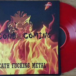 The Second Coming "Death Fucking Metal" LP transparent Red Vinyl!!