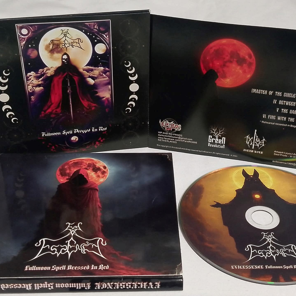 Evilessence "Fullmoon Spell Dressed In Red" CD Bonustracks with cardboard Slipcase!!