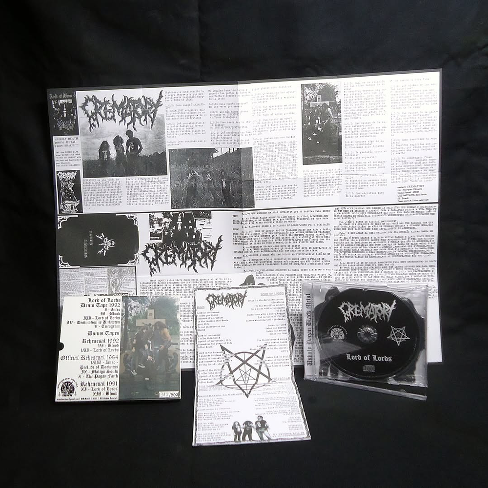 Crematory "Lord Of Lords" CD with poster and Cardboard Slipcase!!