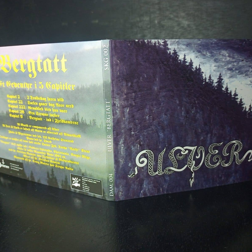 Ulver "Bergtatt - Et eeventyr i 5 capitler" CD Deluxe Digipack!!