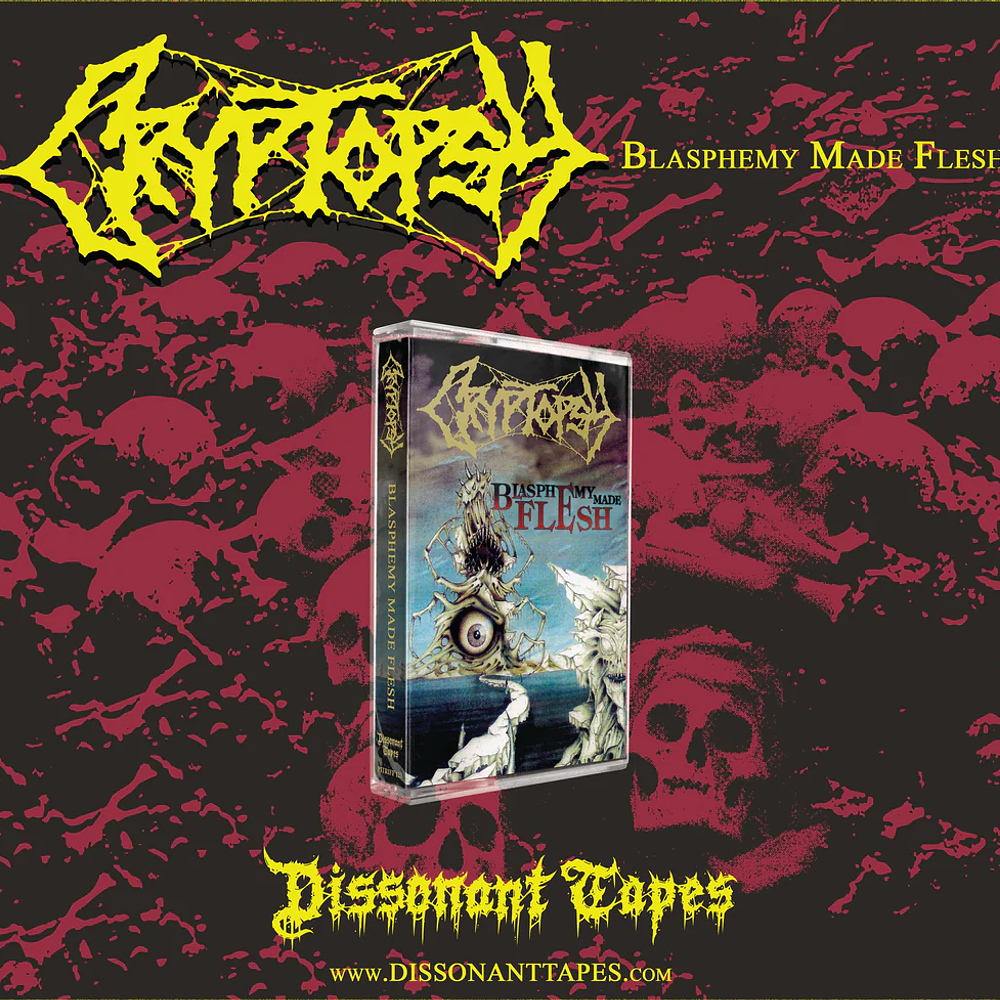 Cryptopsy "Blasphemy Made Flesh" Cassette