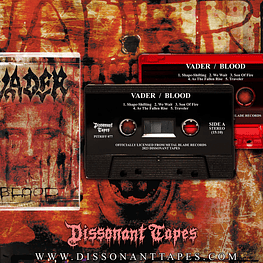Vader "Blood" Black Cassette Bonustracks!!