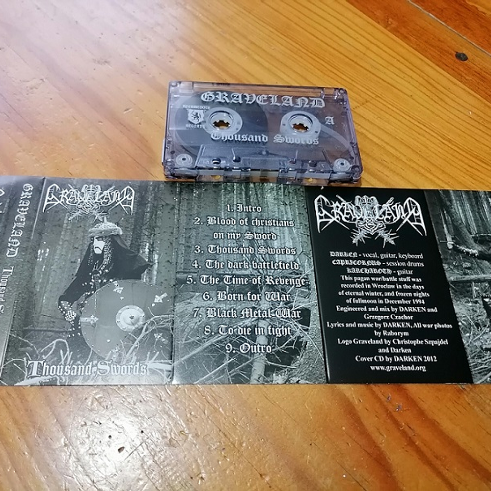 Graveland "Thousand Swords" Cassette