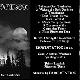 Lamentation "Fullmoon Over Faerhaaven" Cassette Mexican edition!!