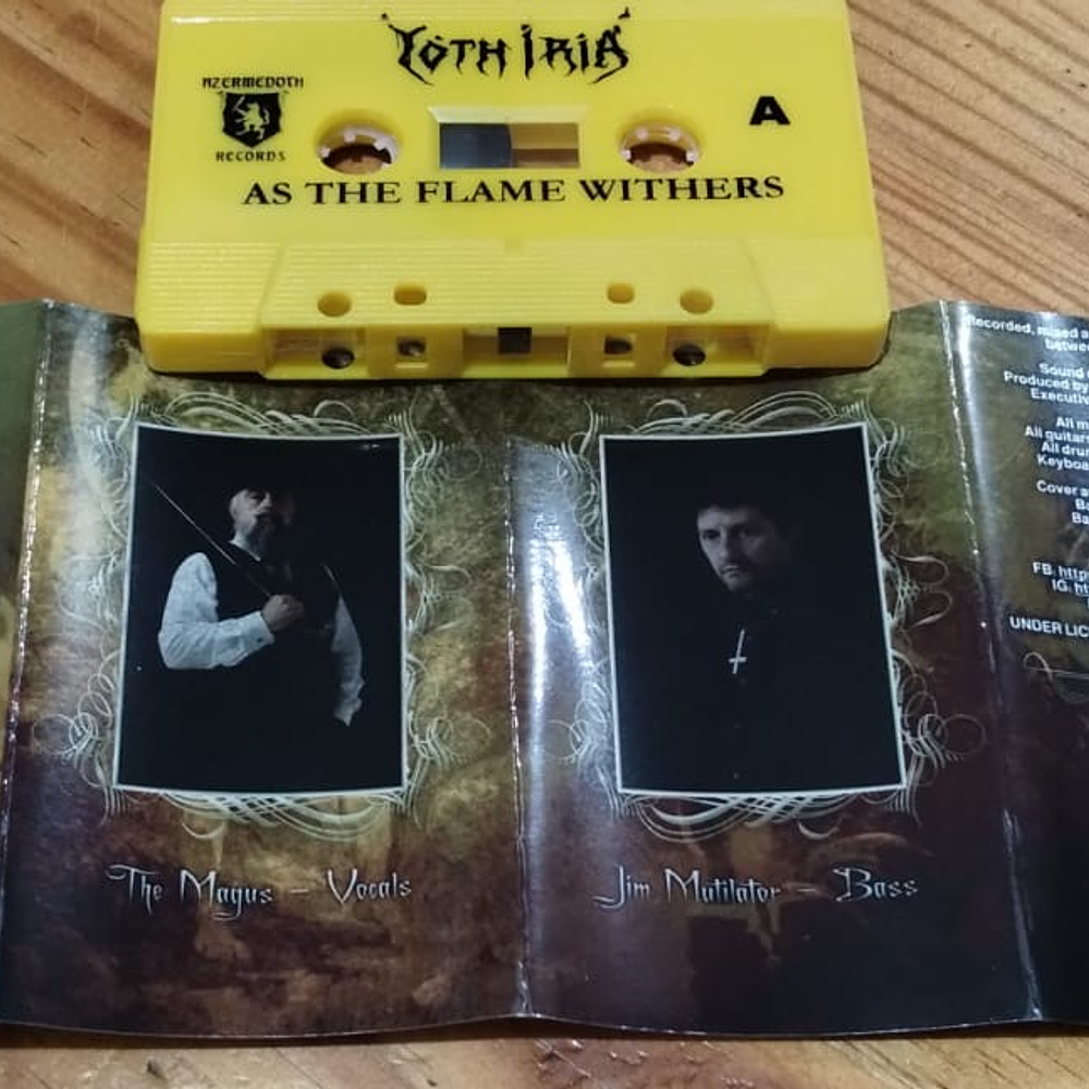 Yoth Iria "As The Flame Withers" Cassette