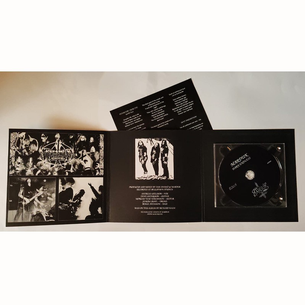 Marduk "Dark Endless" CD Bonustracks Deluxe Edition Limited Gatefold 7" vinyl sleeve