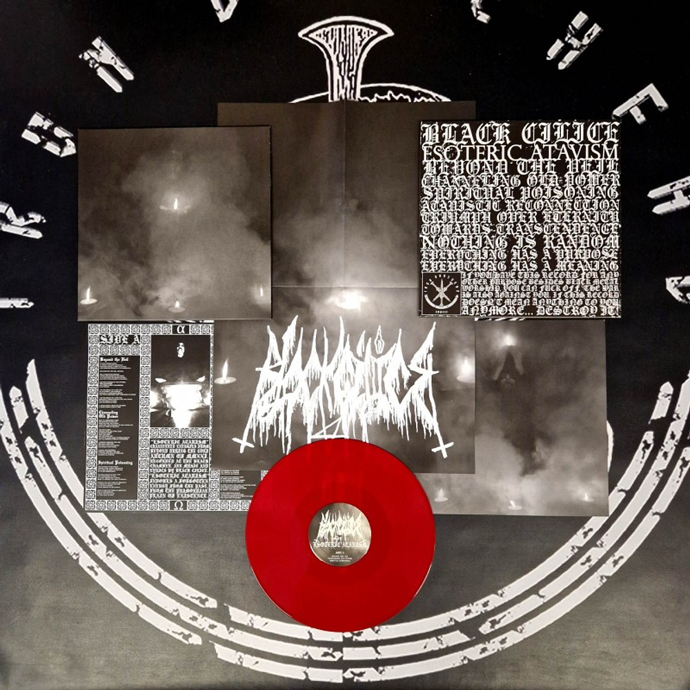 Black Cilice "Esoteric Atavism" LP Red Vinyl!!