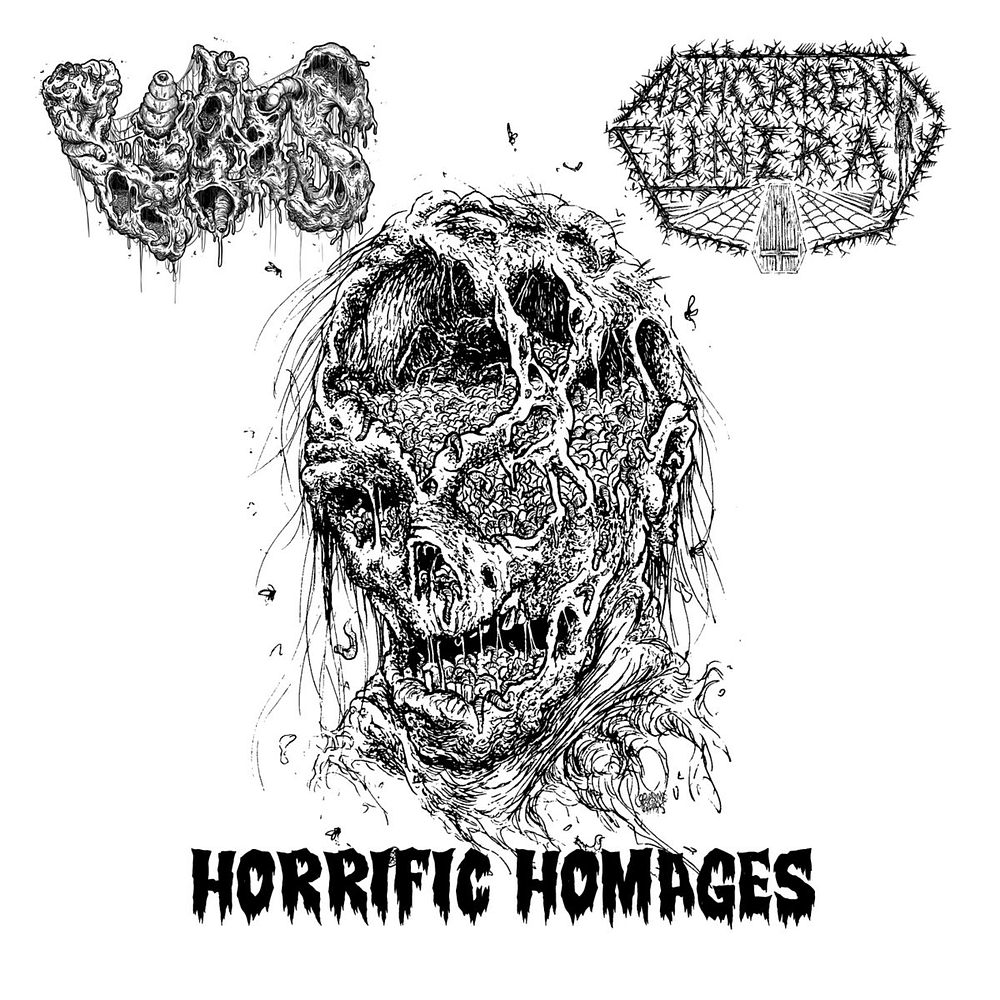 VHS / Abhorrent Funeral "Horrific Homages" Split CD 