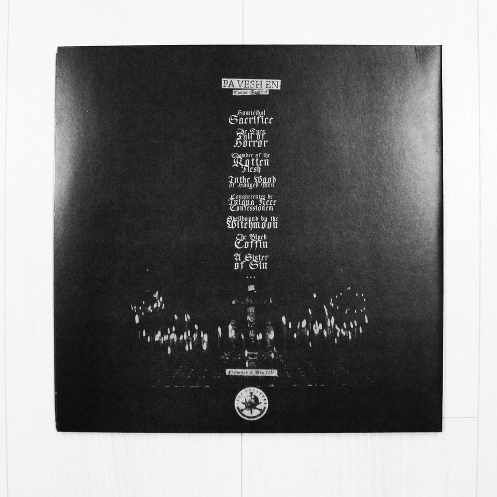 Pa Vesh En "Maniac Manifest" LP Gatefold Black vinyl!!