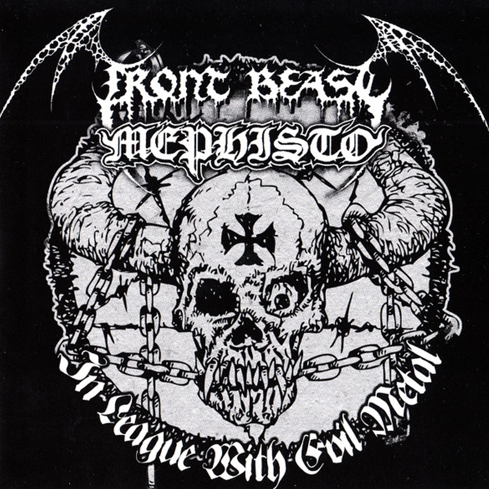 Front Beast / Mephisto "In League with Evil Metal" Split CD