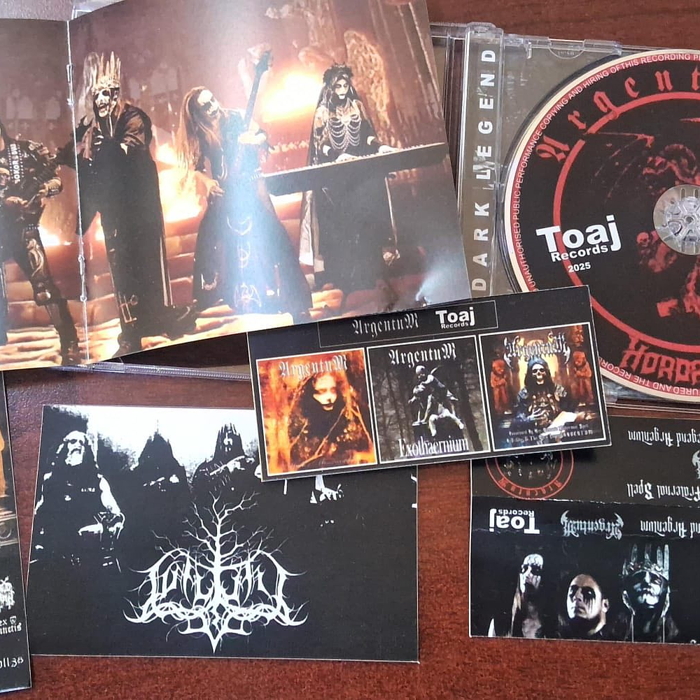 Possessed By Her Demonic Fraternal Spell "A Tribute To The Dark Legend ARGENTUM" CD with OBI!!