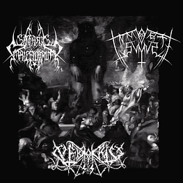 Satanis Maleficarum / In Morte Sumus / Nekrokrist SS "Covenant of the Unholy Trinity" Split CD