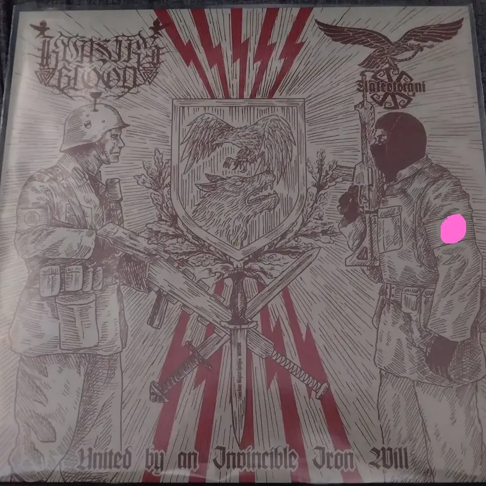 Kvasir's Blood / Tlateotocani "United By An Invincible Iron Will" Split LP Black vinyl!!
