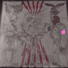 Kvasir's Blood / Tlateotocani "United By An Invincible Iron Will" Split LP Black vinyl!!