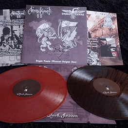 Aryan Kampf 88 / Dragón De Hierro "Aryan Roots (Mexican-Belgian Axis)" LP Black vinyl