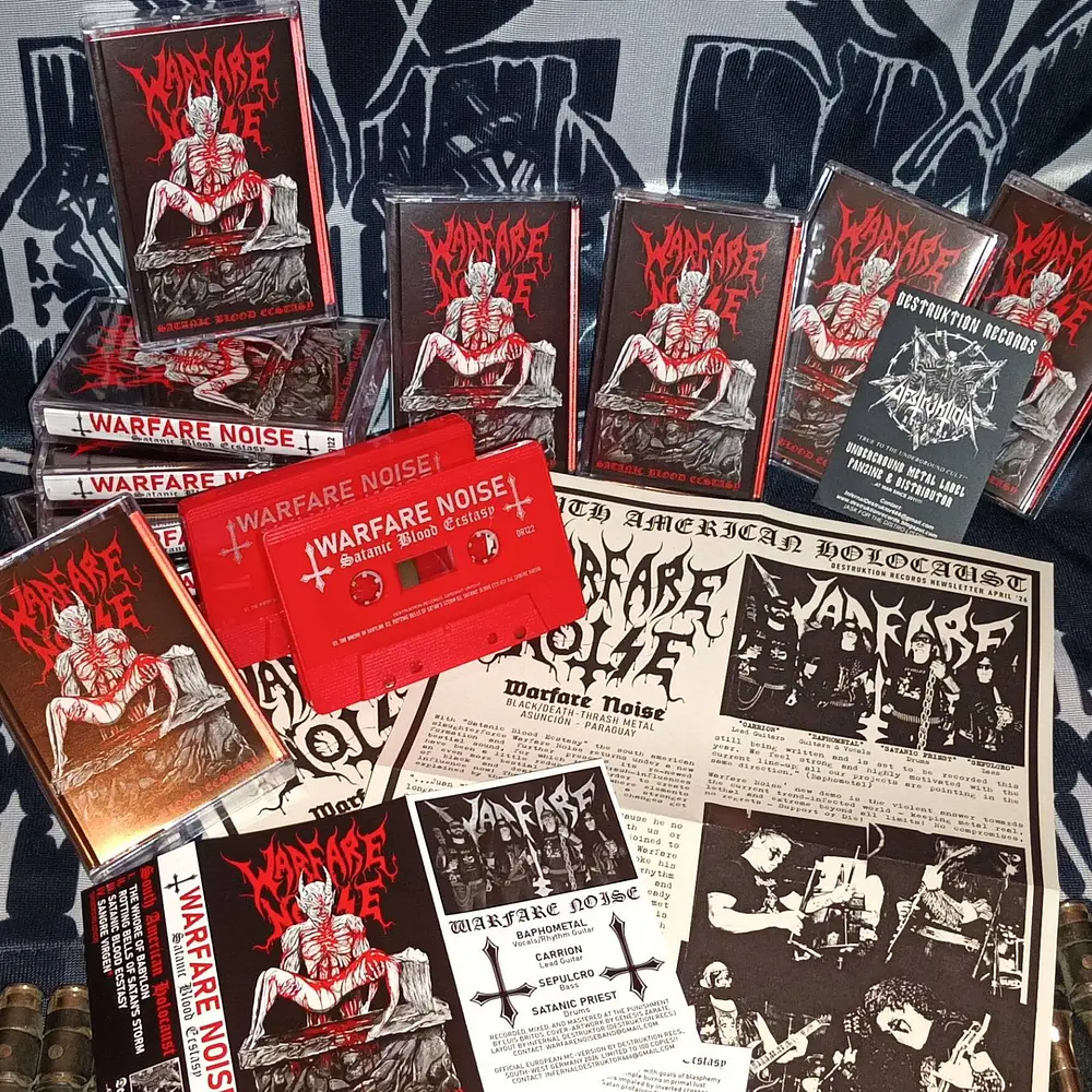 Warfare Noise "Satanic Blood Ecstasy" Cassette