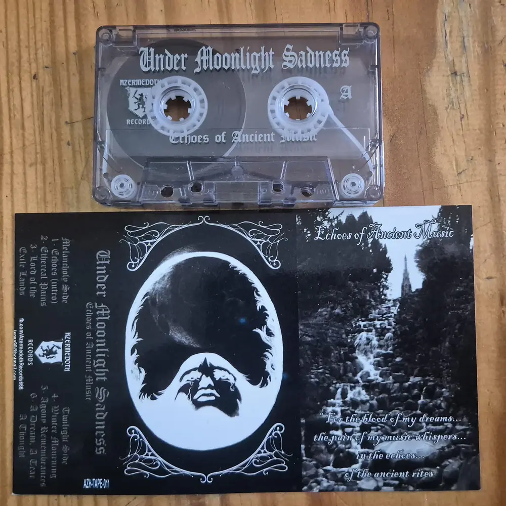 Under Moonlight Sadness "Echoes Of Ancient Music" Cassette 