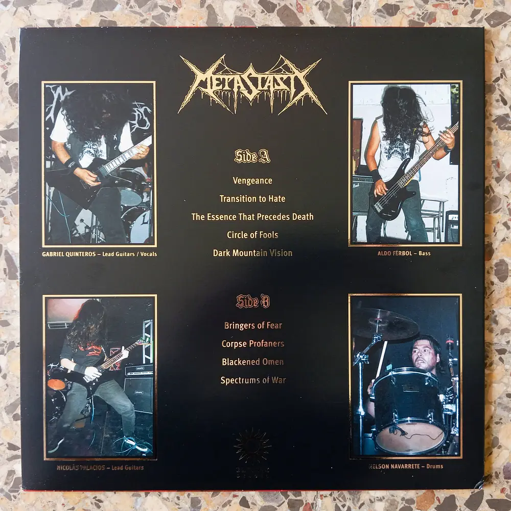 Metastasis "The Essence That Precedes Death" LP Vinyl with Poster!!