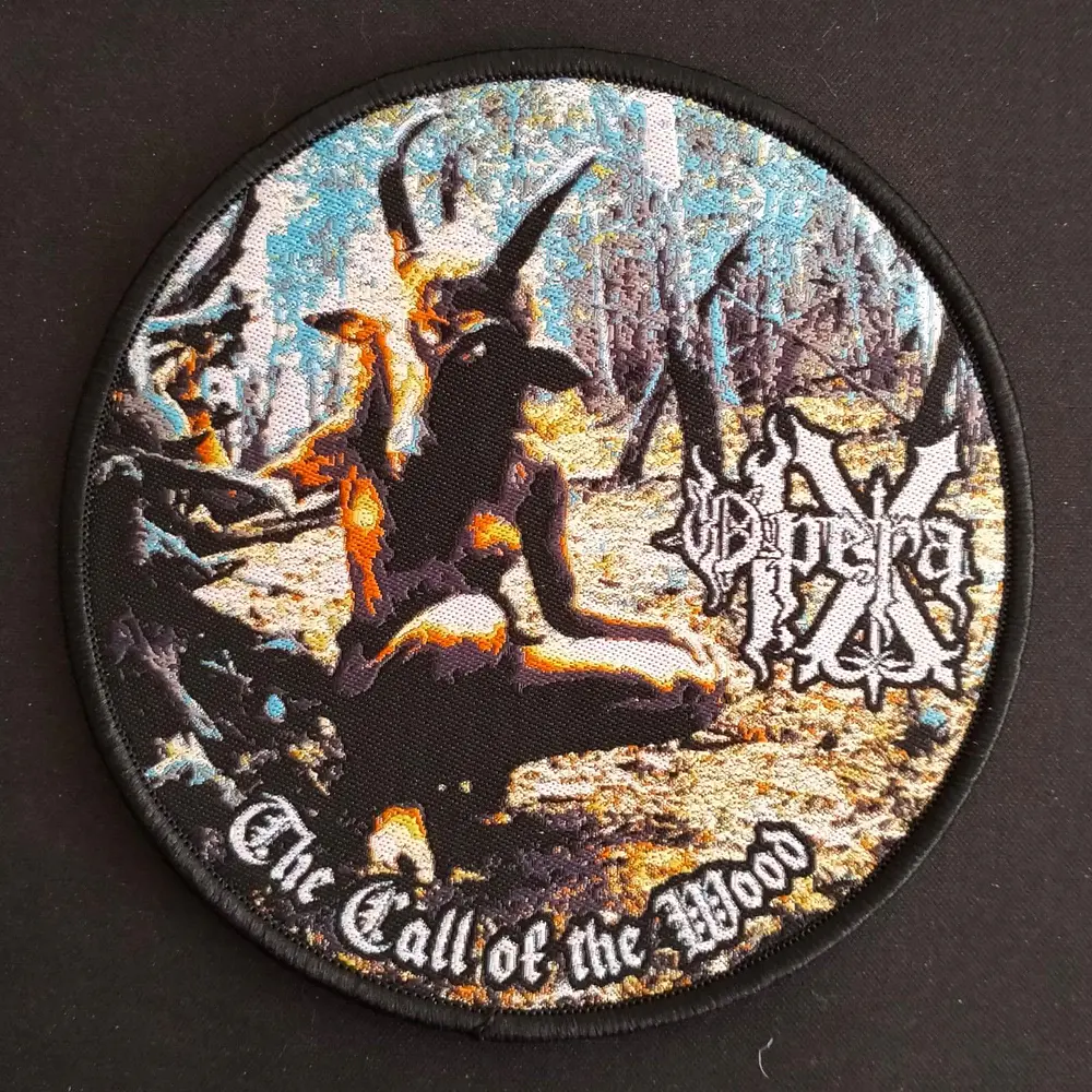 Opera IX "The Call of the Wood" Black and Brown border Patch woven!!