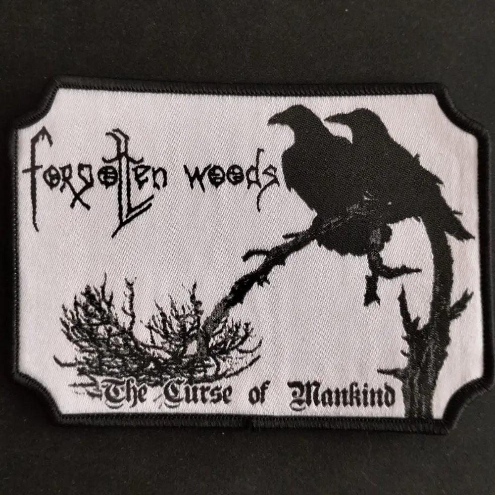 Forgotten Woods "The Curse of mankind" [black border] Patch woven