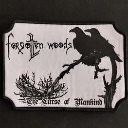 Forgotten Woods "The Curse of mankind" [black border] Patch woven